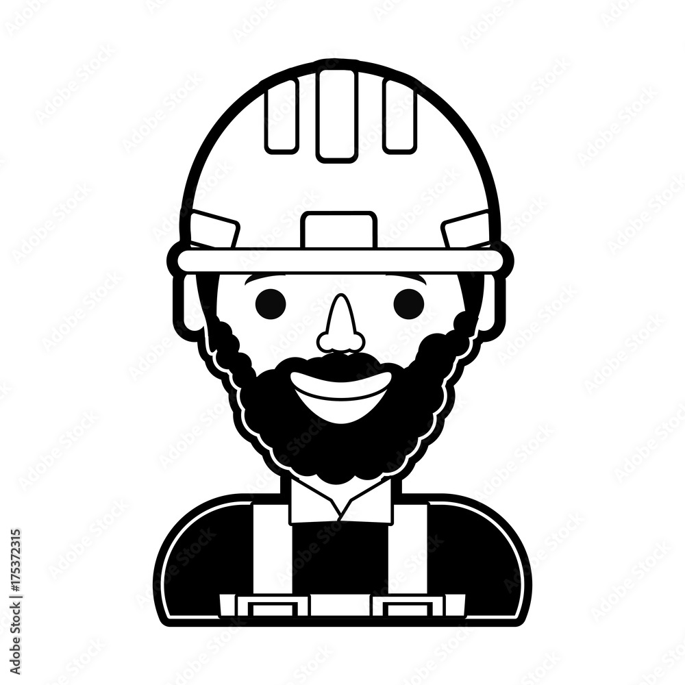 cartoon builder man icon cartoon builder man icon