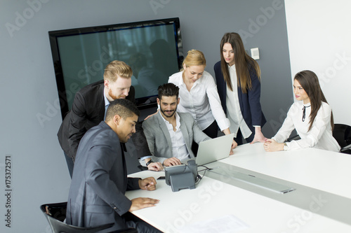 Business team working toget...