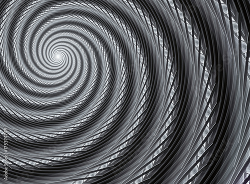 abstract fractal background, spiral