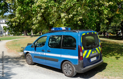 car of French gendarmerie