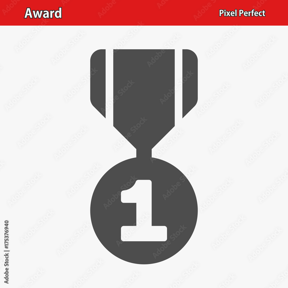 Award Icon. Professional, pixel perfect icon optimized for both large and small resolutions. EPS 8 format.