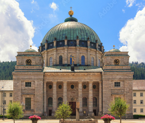 Dome of St. Blasien in Black Forest photo
