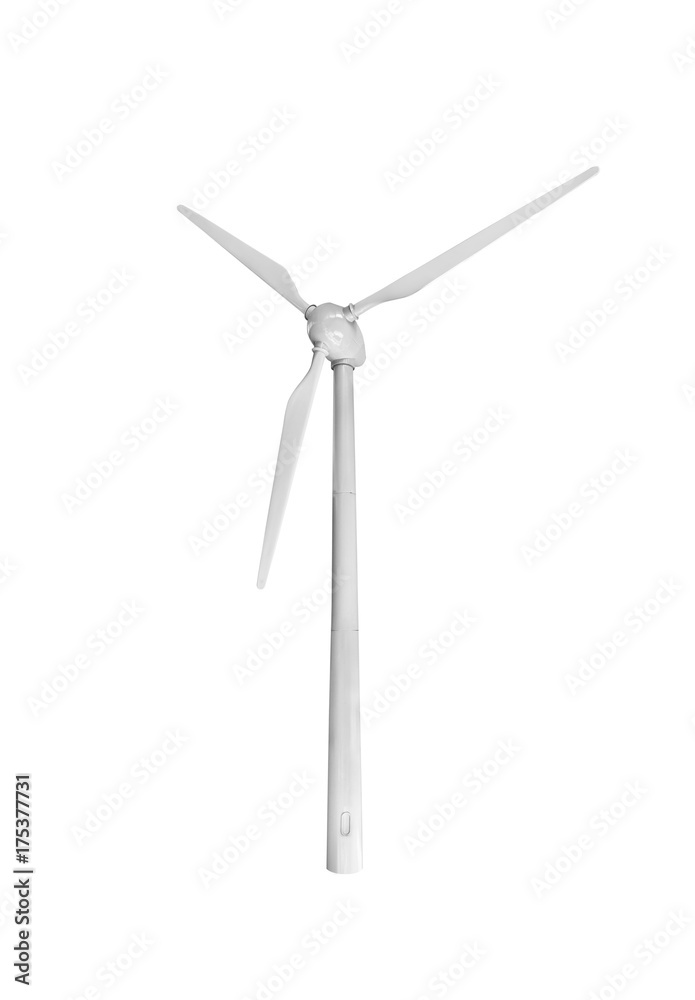 Wind power plant isolated on white background. Wind power plant isolated on white background.