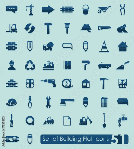 Set of building icons