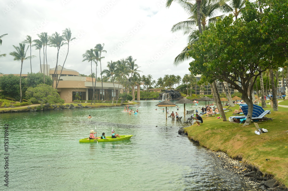 Fototapeta premium KAYAK IN HAWAII