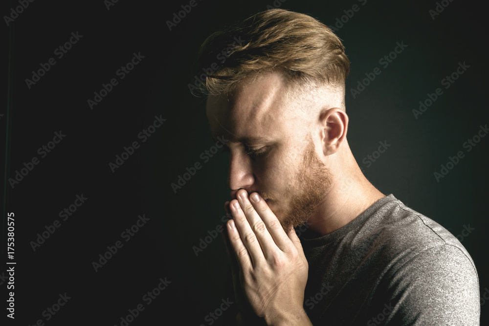 man praying man praying