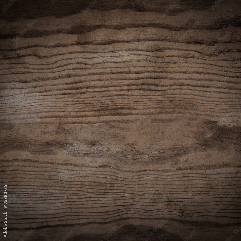 Dark cratched grunge  Wooden texture with grain and horizontal lined..