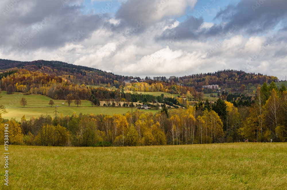 Autumn in the countryside, Jeseniky, Czech Republic