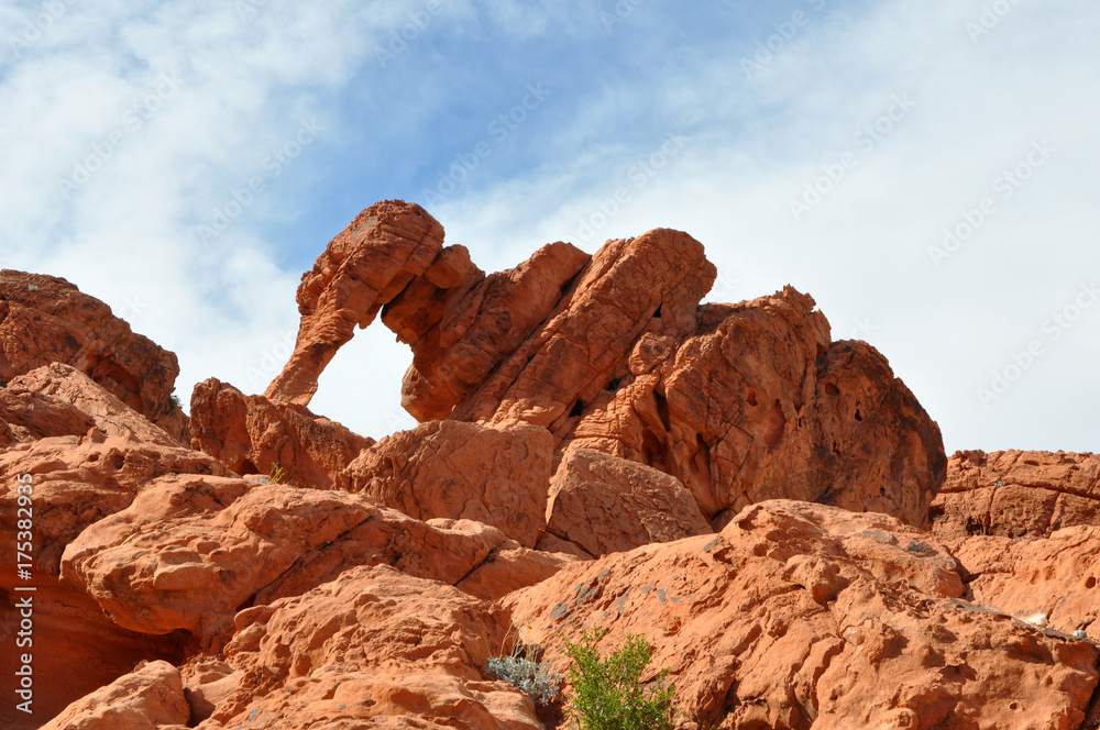 Natural Building of Elephant Rock in the Valley of Fire. Natural Building of Elephant Rock in the Valley of Fire.