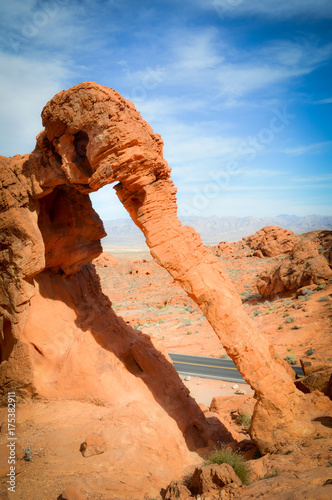Natural Building of Elephant Rock in the Valley of Fire