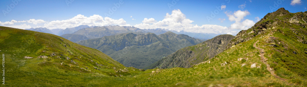 Panoramic View at the Top of the Mountain Panoramic View at the Top of the Mountain