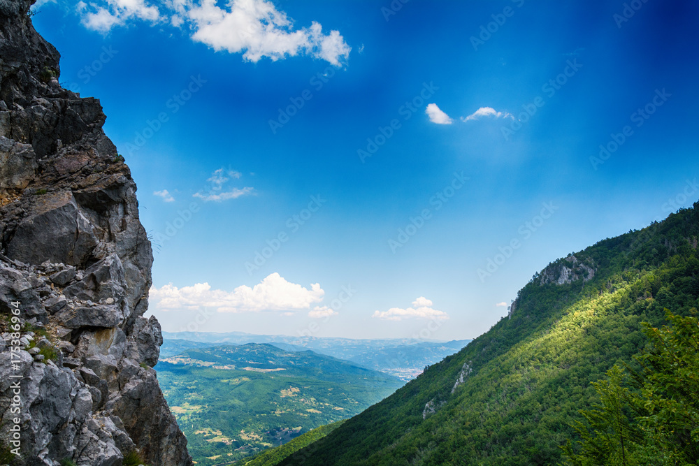 Fototapeta premium look at the beautiful mountain Tara