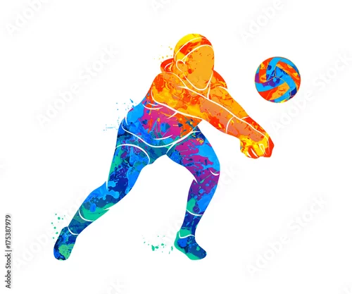 Obraz Siatkarz streszczenie