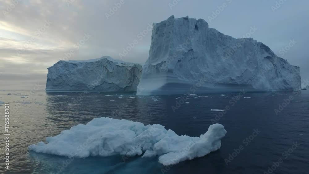 Arctic Iceberg on Arctic Sea in Greenland Arctic Iceberg on Arctic Sea in Greenland
