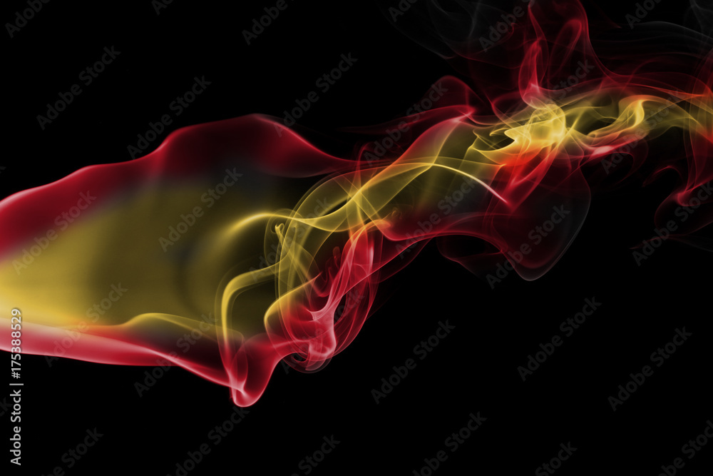 Spain national smoke flag Spain national smoke flag