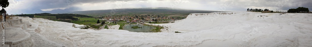 White and Calcareous Ponds in Pamukkale