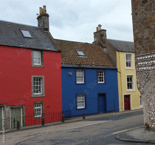 Colourful Scottish Houses © Judith