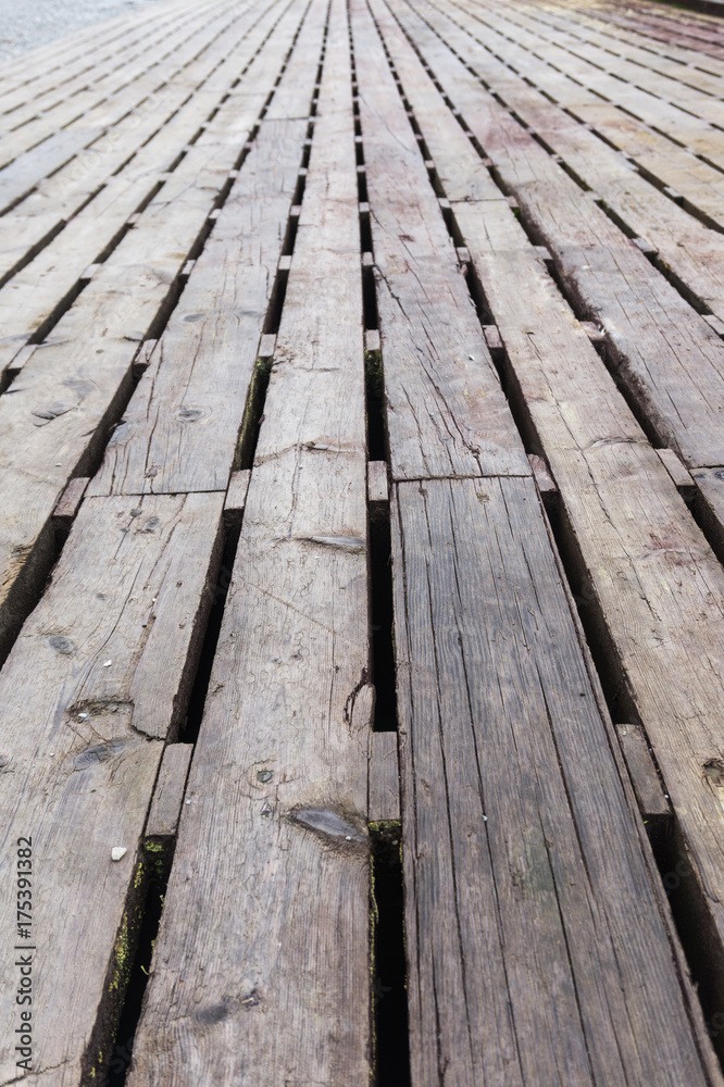 The platform made of boards. Background The platform made of boards. Background