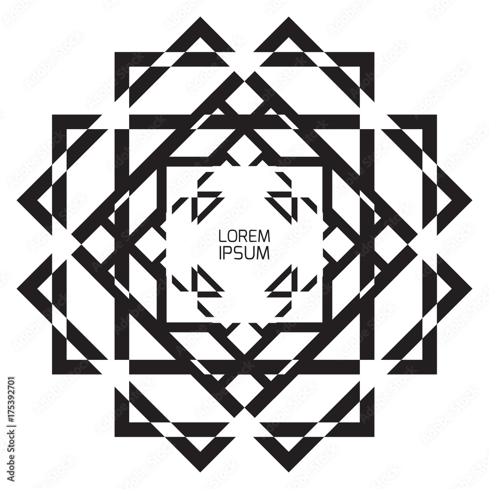 Geometric ethnic pattern Geometric ethnic pattern
