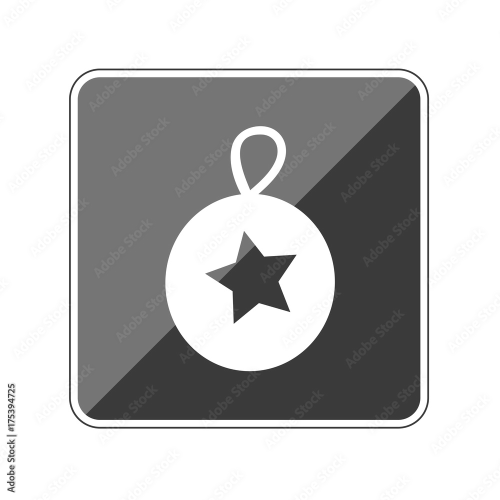 Weihnachtskugel - Weihnachten - Reflektierender App Button Weihnachtskugel - Weihnachten - Reflektierender App Button