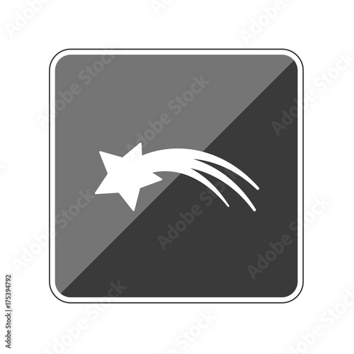 Sternschnuppe - Weihnachten - Reflektierender App Button