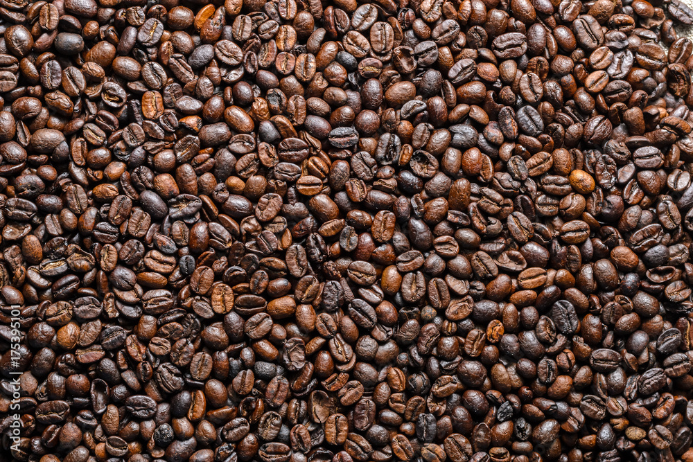 Coffee beansas a background. Texture Coffee beansas a background. Texture