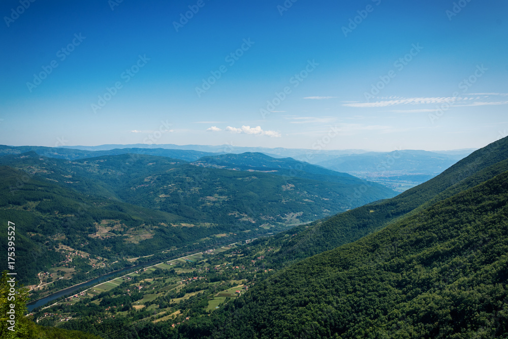Naklejka premium look at the beautiful mountain Tara
