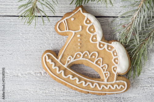 Canvas Print Rocking horse