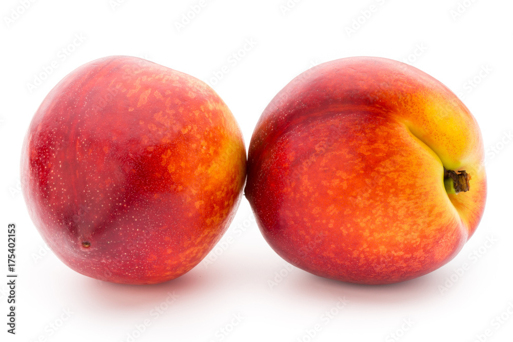 Peach. Fruit with isolated on white background. Peach. Fruit with isolated on white background.