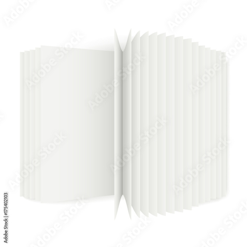 Open book with pages