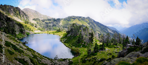 Mirror Lake in Pyrenees