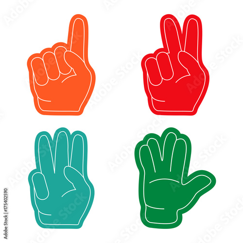 Fan hand, sports