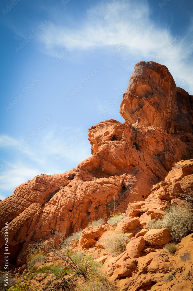Red Rock in the Valley of Fire Red Rock in the Valley of Fire
