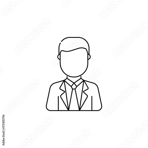 Businessman avatar icon © gunayaliyeva