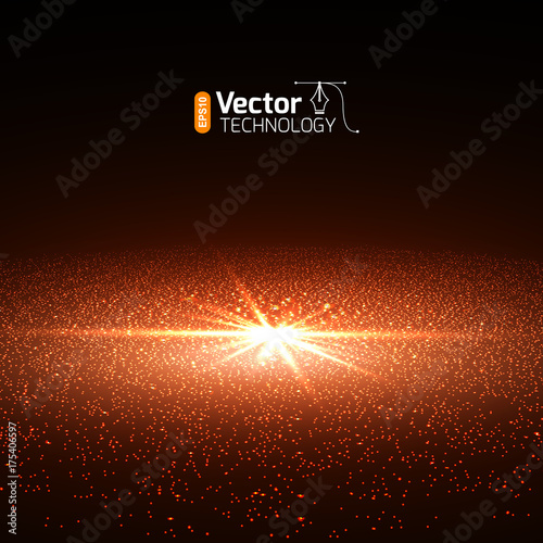 Sunny giant galaxy, space object