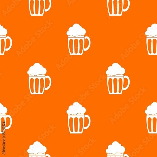 Beer pattern seamless