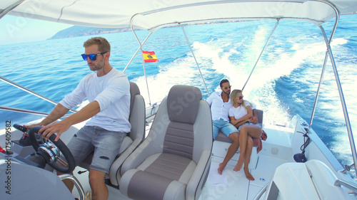 Beatiful couple in yacht  © Quality Stock Video