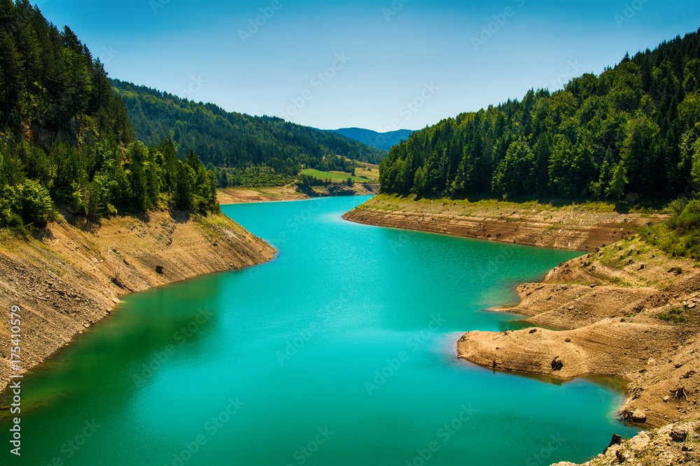 Lake Zaovine in Serbia