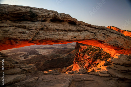 Mesa Arch on Fire