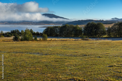 Amazing Autumn Landscape of Batak Reservoir  Pazardzhik Region  Bulgaria