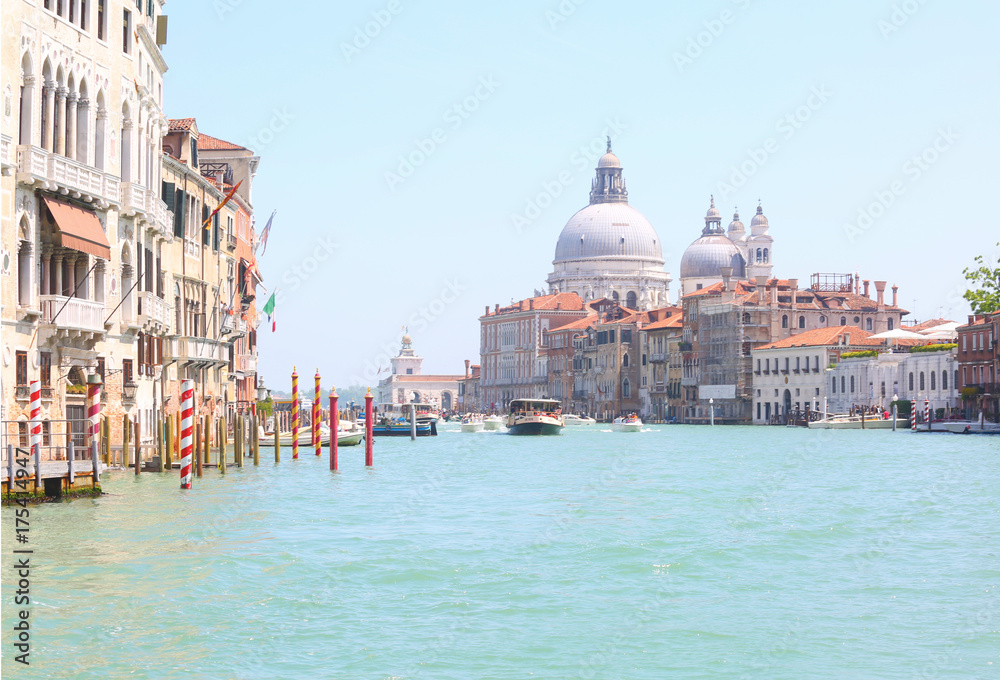 Naklejka premium Canal Grande z widokiem na Wenecję