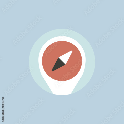 Vector of compass icon Free Download Vector of compass icon - GFXLoad