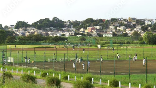 Children playing baseball - video 4K UHD