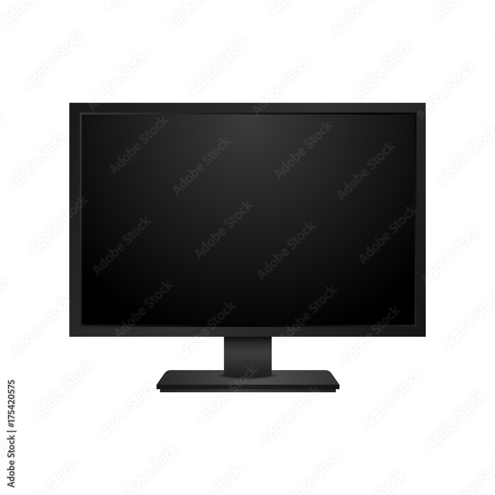 Blank of TV or computer monitor. Vector Blank of TV or computer monitor. Vector