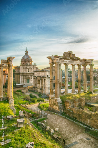 Forum roman rome historic architecture
