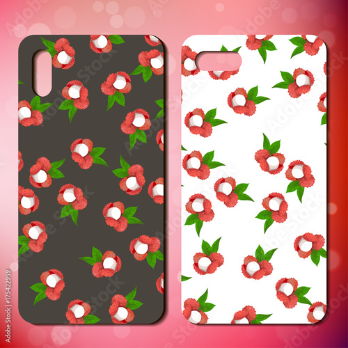 Original fruit pattern on phone cover photo