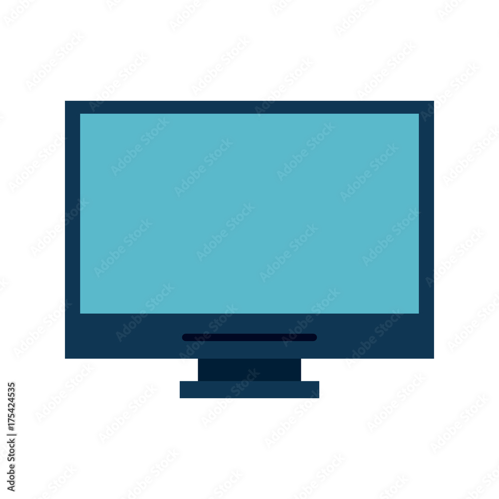 computer monitor with blank screen icon image vector illustration design computer monitor with blank screen icon image vector illustration design