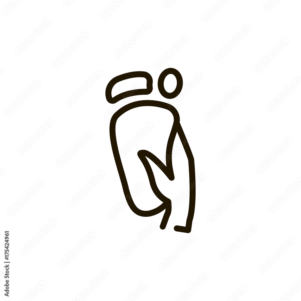 Spa circle flat icon Spa circle flat icon