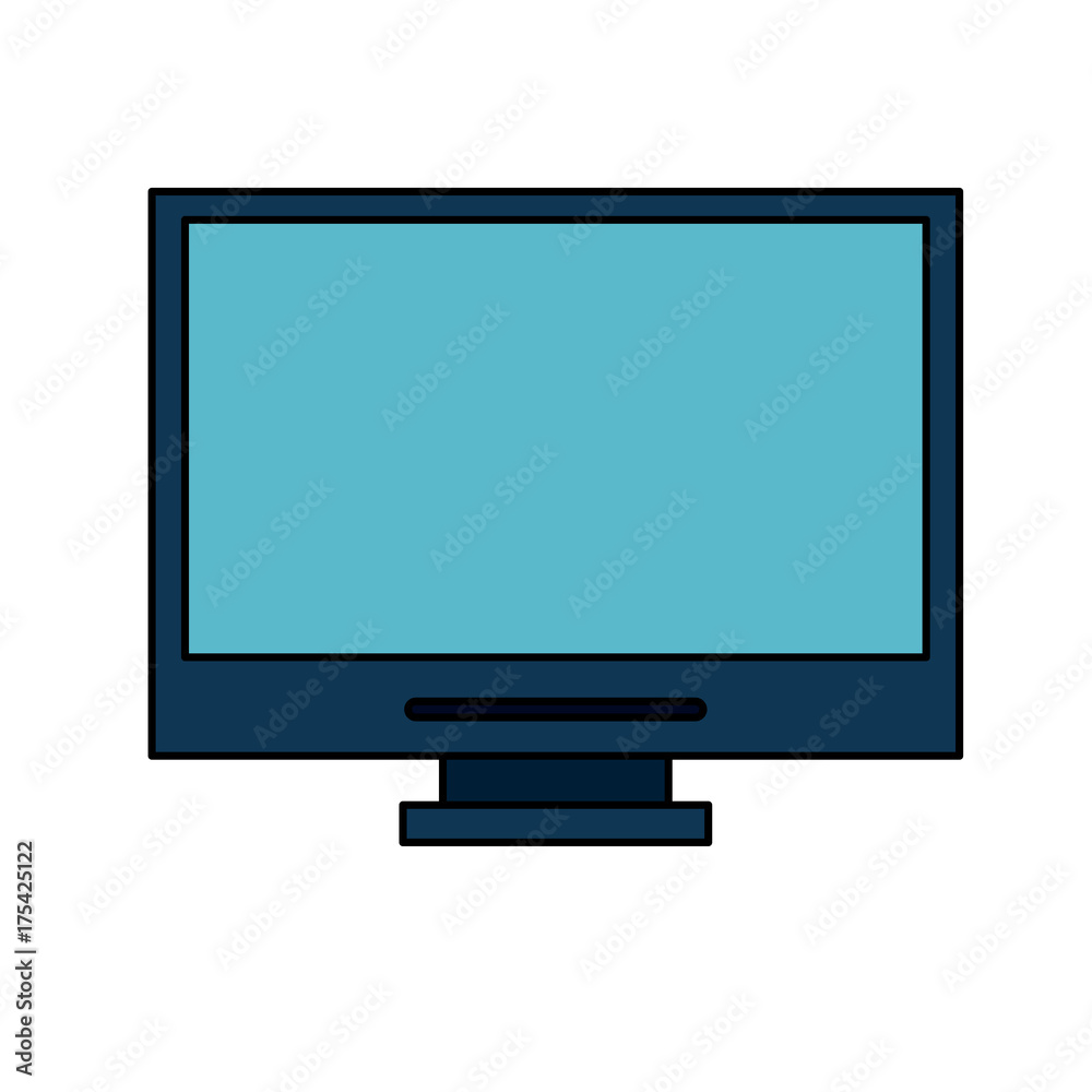 computer monitor with blank screen icon image vector illustration design computer monitor with blank screen icon image vector illustration design