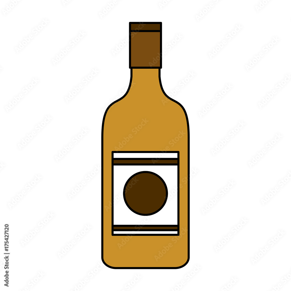 wine bottle icon image vector illustration design 